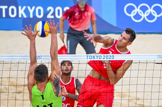 Japan Olympics 2020 Beach Volleyball Men Krasilnikov/Stoyanovskiy - Plavins/Tocs