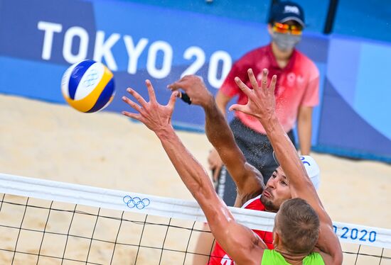 Japan Olympics 2020 Beach Volleyball Men Krasilnikov/Stoyanovskiy - Plavins/Tocs