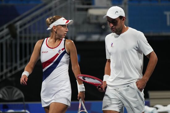 Japan Olympics 2020 Tennis Mixed Doubles Vesnina/Karatsev - Swiatek/Kubot