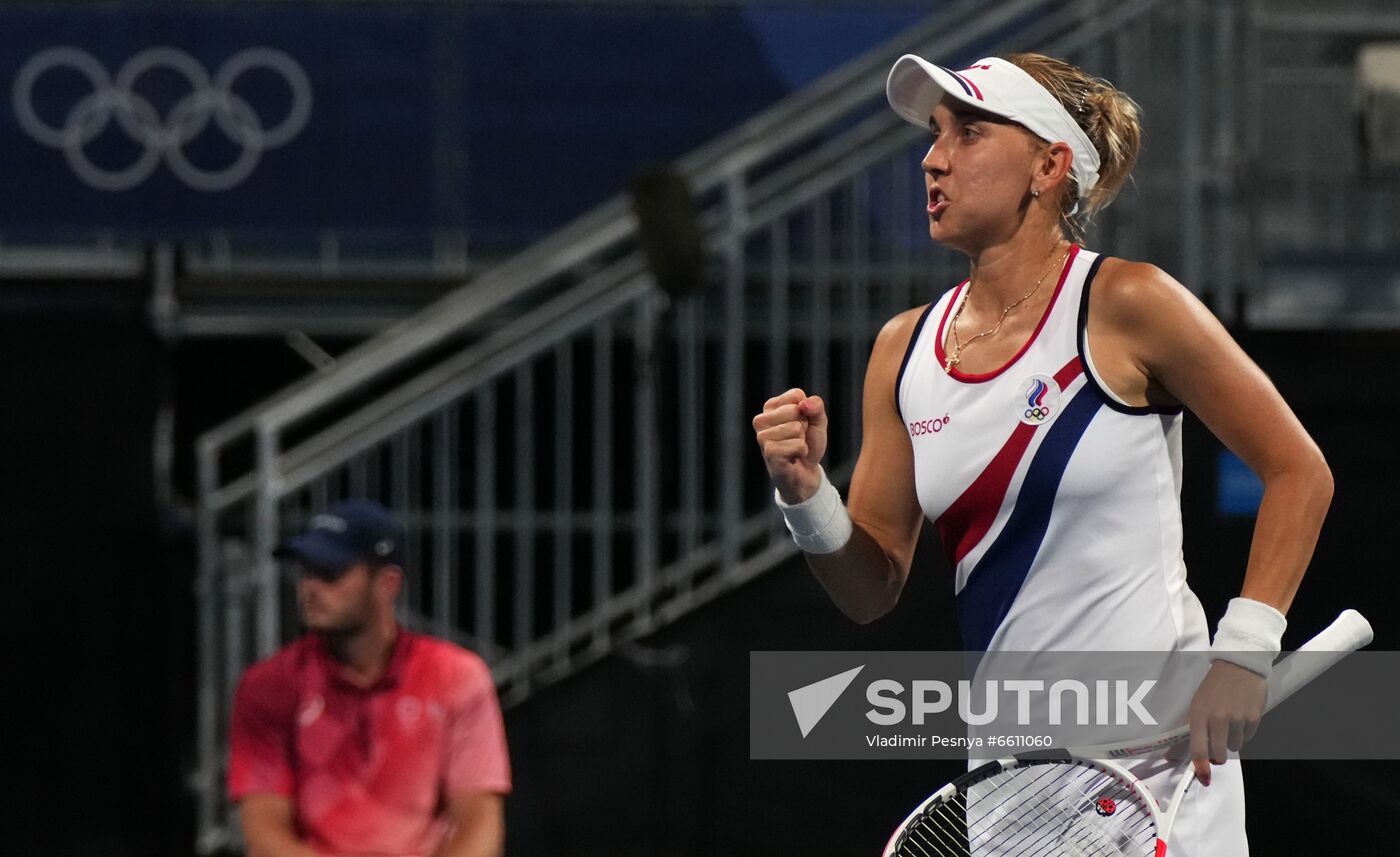 Japan Olympics 2020 Tennis Mixed Doubles Vesnina/Karatsev - Swiatek/Kubot