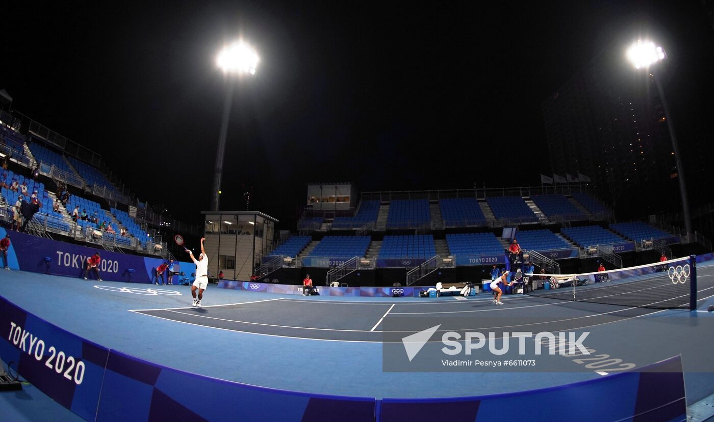 Japan Olympics 2020 Tennis Mixed Doubles Vesnina/Karatsev - Swiatek/Kubot