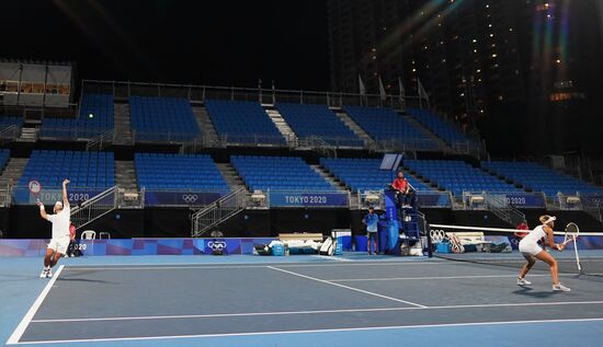 Japan Olympics 2020 Tennis Mixed Doubles Vesnina/Karatsev - Swiatek/Kubot