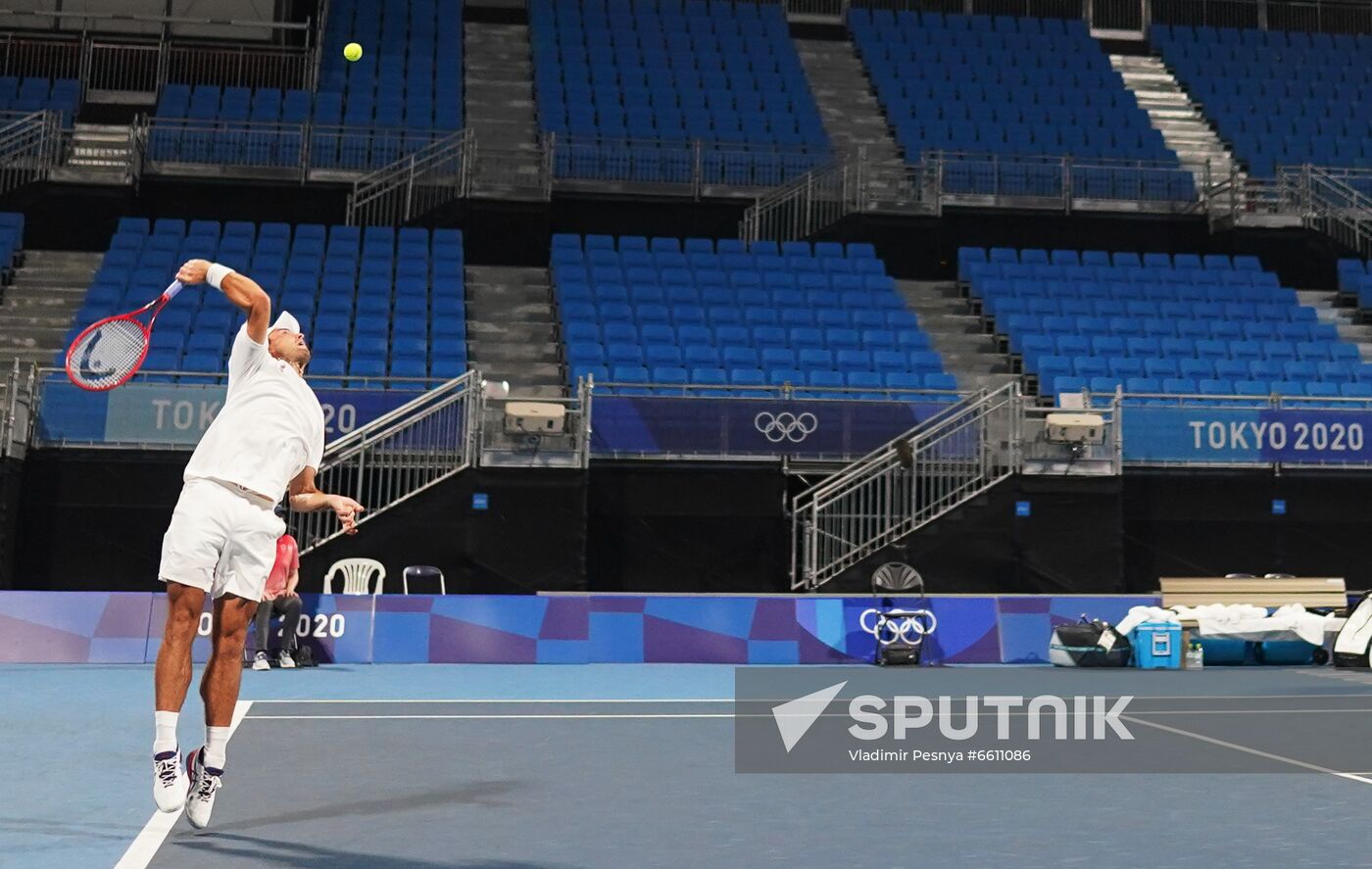 Japan Olympics 2020 Tennis Mixed Doubles Vesnina/Karatsev - Swiatek/Kubot