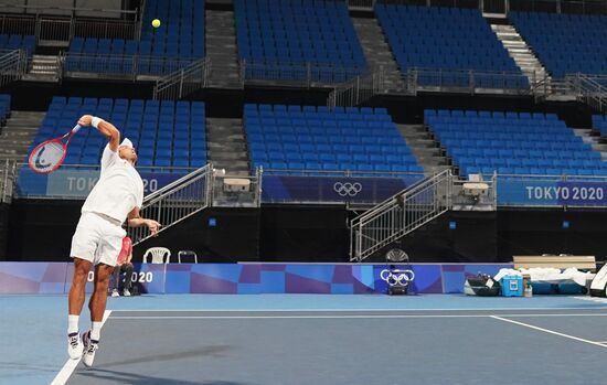Japan Olympics 2020 Tennis Mixed Doubles Vesnina/Karatsev - Swiatek/Kubot