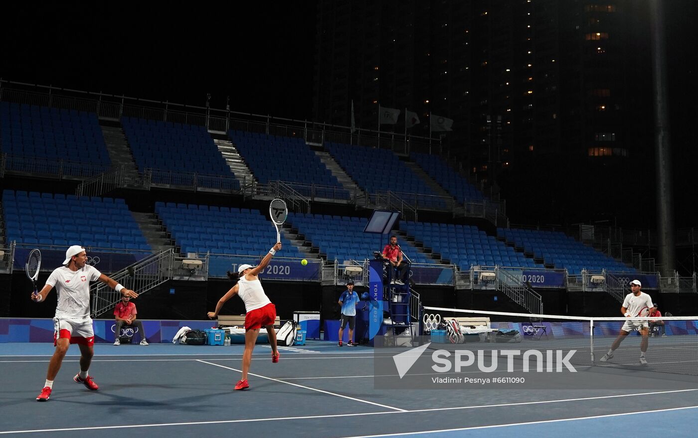 Japan Olympics 2020 Tennis Mixed Doubles Vesnina/Karatsev - Swiatek/Kubot