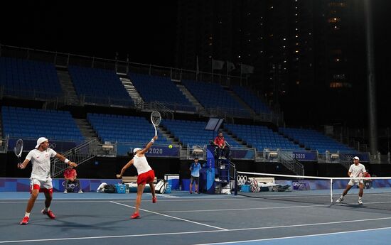 Japan Olympics 2020 Tennis Mixed Doubles Vesnina/Karatsev - Swiatek/Kubot