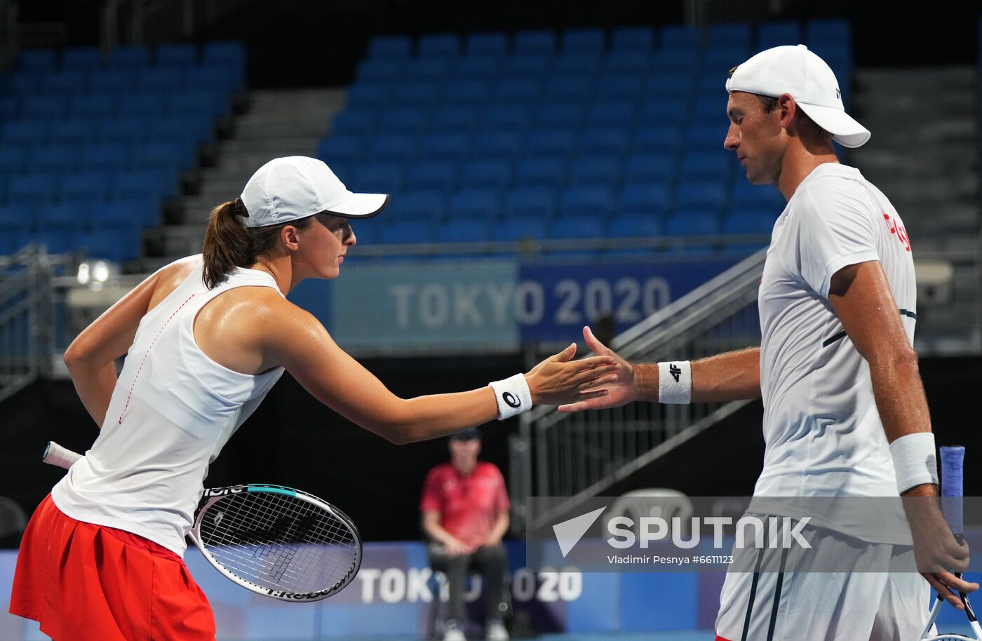 Japan Olympics 2020 Tennis Mixed Doubles Vesnina/Karatsev - Swiatek/Kubot