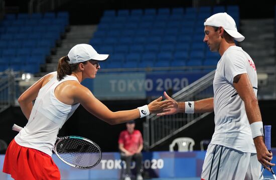Japan Olympics 2020 Tennis Mixed Doubles Vesnina/Karatsev - Swiatek/Kubot
