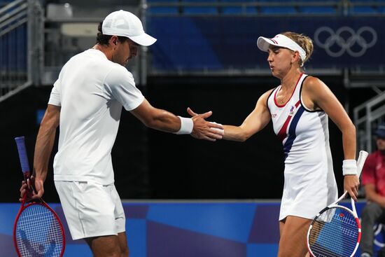 Japan Olympics 2020 Tennis Mixed Doubles Vesnina/Karatsev - Swiatek/Kubot