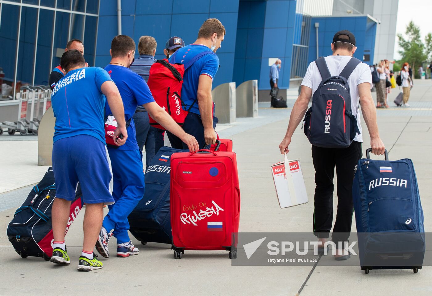 Russia Olympics 2020 Athletes Departure