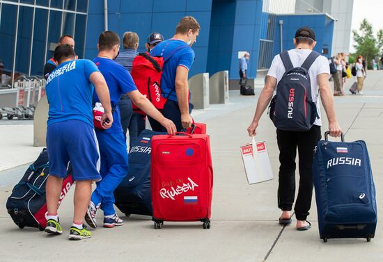 Russia Olympics 2020 Athletes Departure