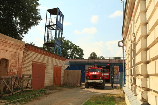 Rescue and fire station No. 24 in Tarusa