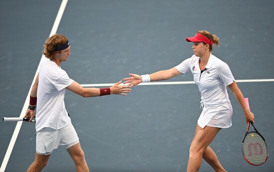 Japan Olympics 2020 Tennis Mixed Doubles Pavlyuchenkova/Rublev - Barty/Peers