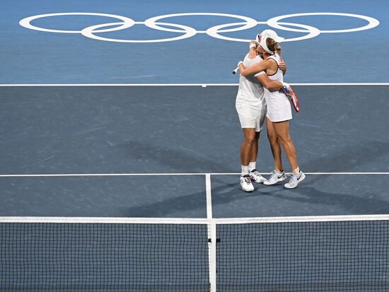 Japan Olympics 2020 Tennis Mixed Doubles Vesnina/Karatsev - Stojanovic/Djokovic