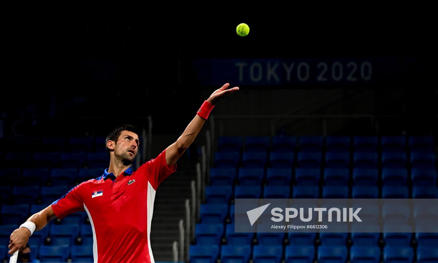 Japan Olympics 2020 Tennis Mixed Doubles Vesnina/Karatsev - Stojanovic/Djokovic