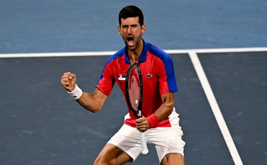 Japan Olympics 2020 Tennis Mixed Doubles Vesnina/Karatsev - Stojanovic/Djokovic