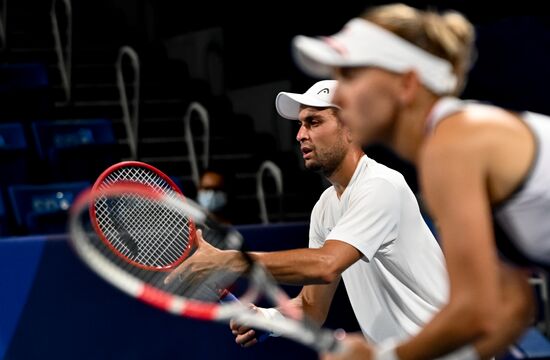 Japan Olympics 2020 Tennis Mixed Doubles Vesnina/Karatsev - Stojanovic/Djokovic