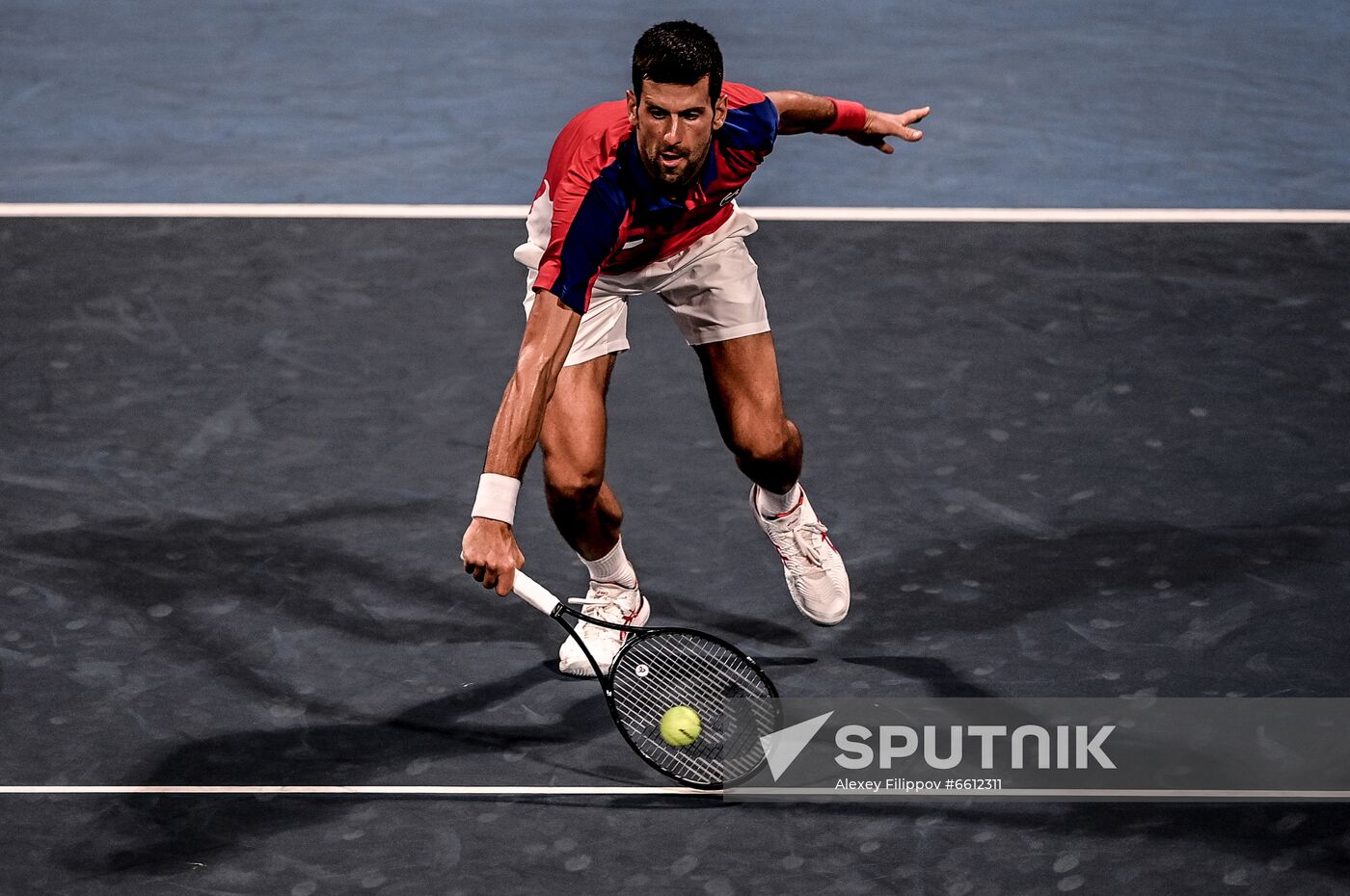 Japan Olympics 2020 Tennis Mixed Doubles Vesnina/Karatsev - Stojanovic/Djokovic