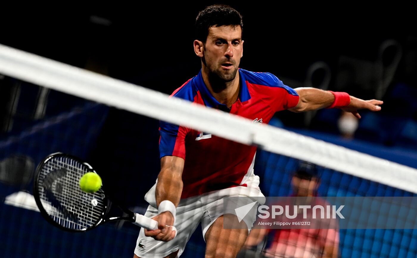 Japan Olympics 2020 Tennis Mixed Doubles Vesnina/Karatsev - Stojanovic/Djokovic