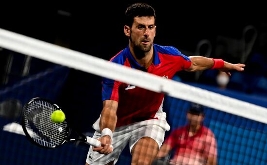 Japan Olympics 2020 Tennis Mixed Doubles Vesnina/Karatsev - Stojanovic/Djokovic