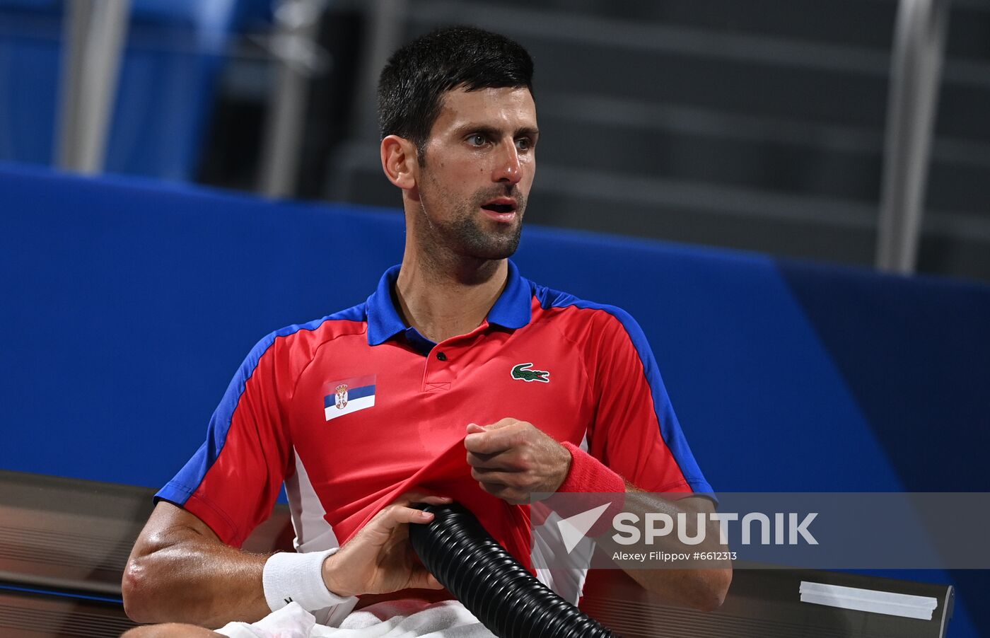 Japan Olympics 2020 Tennis Mixed Doubles Vesnina/Karatsev - Stojanovic/Djokovic