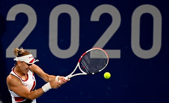 Japan Olympics 2020 Tennis Mixed Doubles Vesnina/Karatsev - Stojanovic/Djokovic