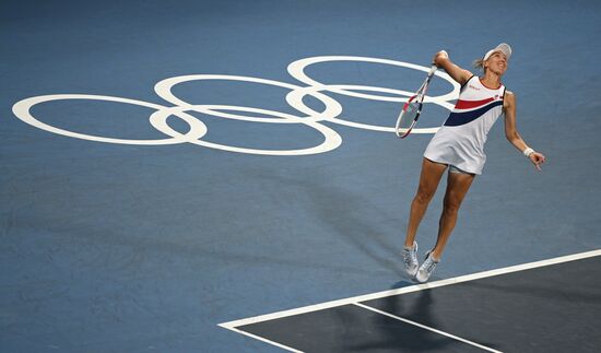 Japan Olympics 2020 Tennis Mixed Doubles Vesnina/Karatsev - Stojanovic/Djokovic