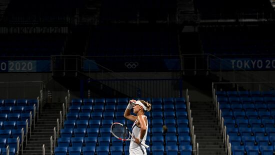 Japan Olympics 2020 Tennis Mixed Doubles Vesnina/Karatsev - Stojanovic/Djokovic