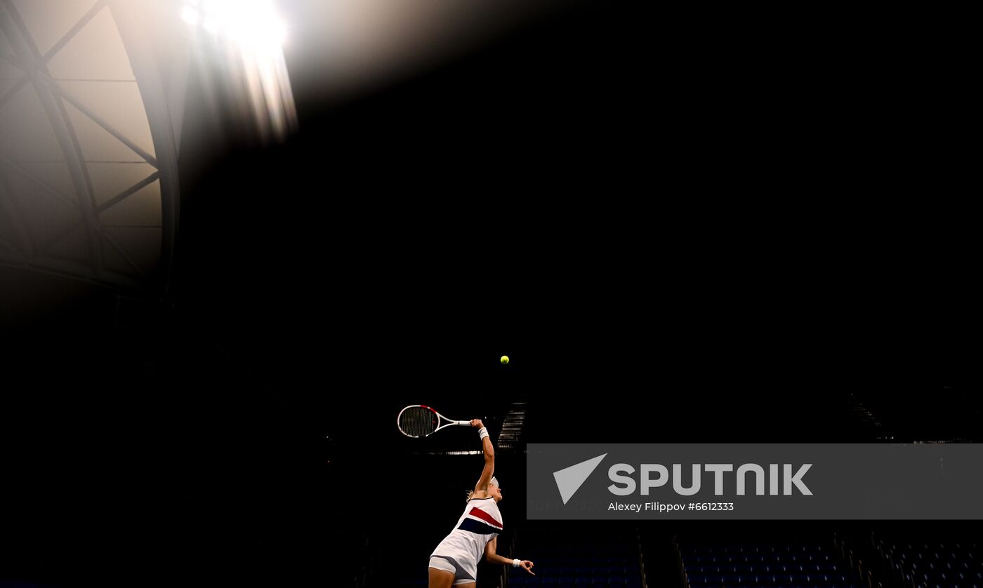 Japan Olympics 2020 Tennis Mixed Doubles Vesnina/Karatsev - Stojanovic/Djokovic