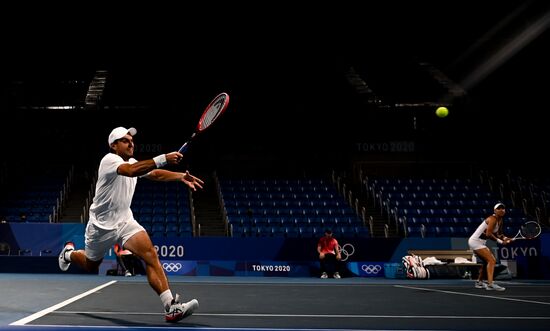 Japan Olympics 2020 Tennis Mixed Doubles Vesnina/Karatsev - Stojanovic/Djokovic