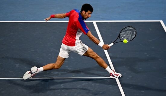 Japan Olympics 2020 Tennis Mixed Doubles Vesnina/Karatsev - Stojanovic/Djokovic