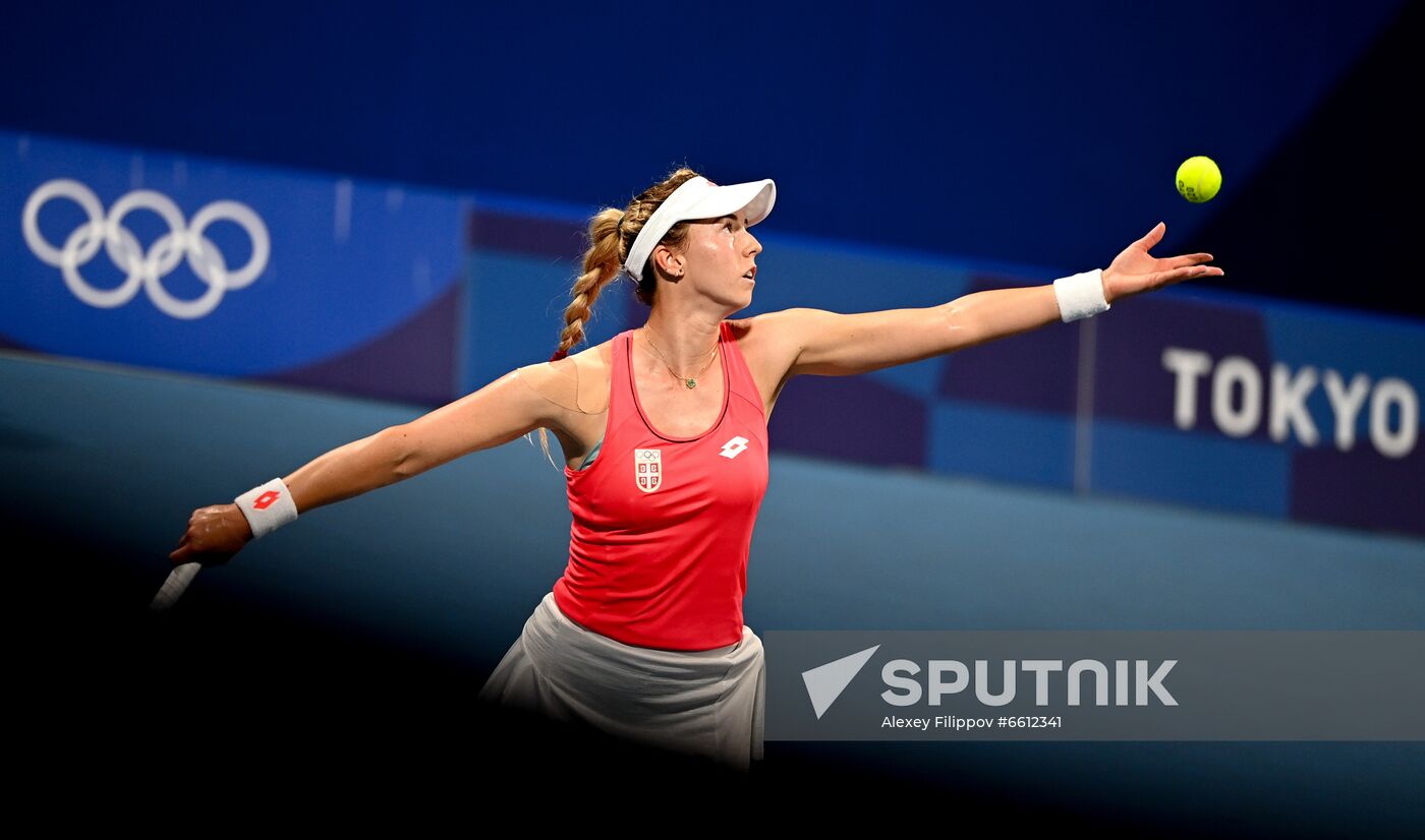 Japan Olympics 2020 Tennis Mixed Doubles Vesnina/Karatsev - Stojanovic/Djokovic