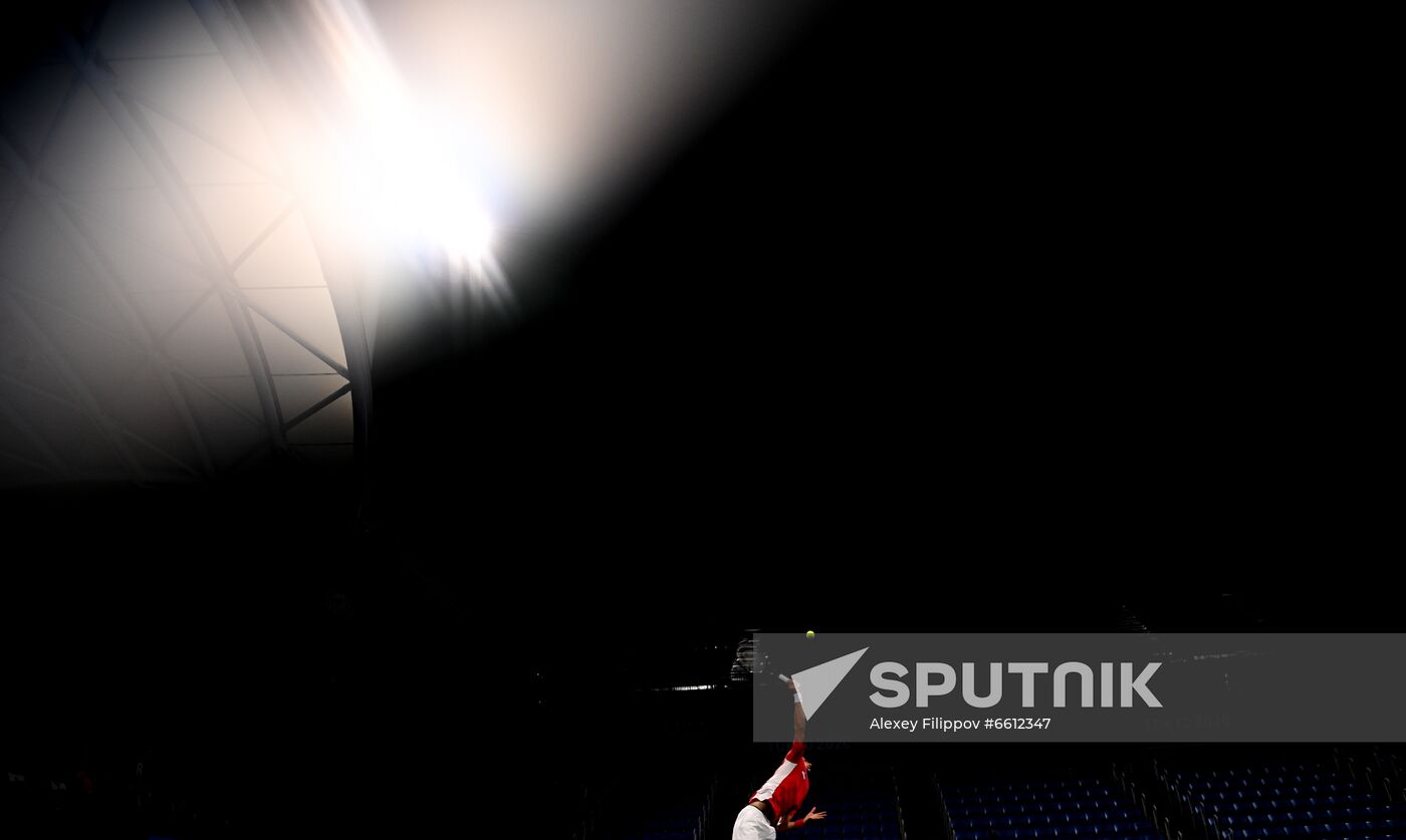 Japan Olympics 2020 Tennis Mixed Doubles Vesnina/Karatsev - Stojanovic/Djokovic