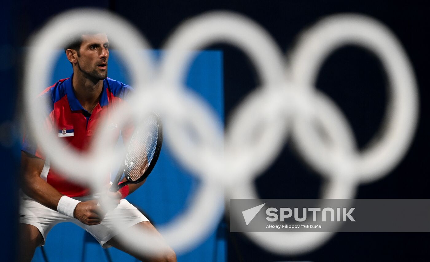 Japan Olympics 2020 Tennis Mixed Doubles Vesnina/Karatsev - Stojanovic/Djokovic