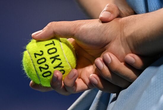 Japan Olympics 2020 Tennis Mixed Doubles Vesnina/Karatsev - Stojanovic/Djokovic