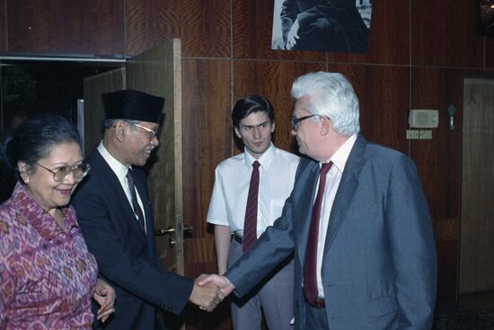 Publisher and editor-in-chief of Indonesian newspaper Merdeka visits Moscow