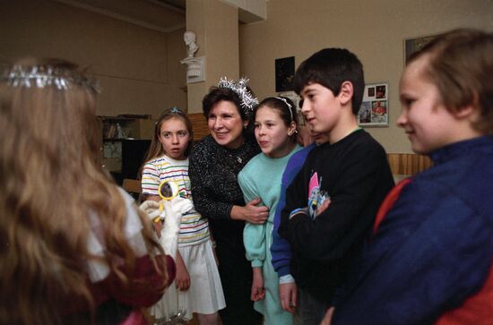 Director of Moscow Middle School No.4 Tamara Mayorova
