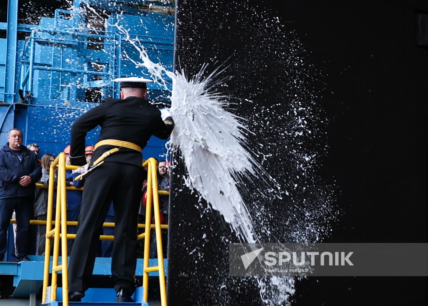 Russia Yasen-M Submarine Launch