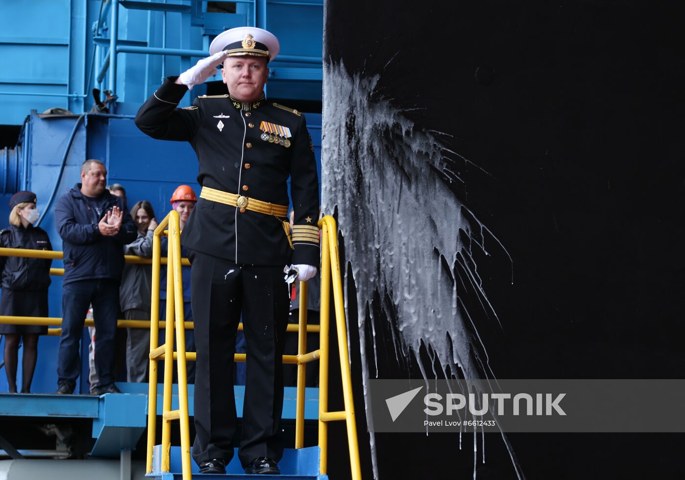 Russia Yasen-M Submarine Launch