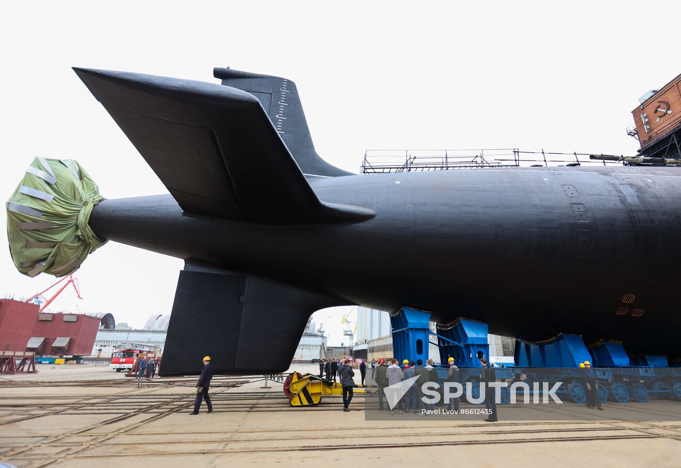 Russia Yasen-M Submarine Launch