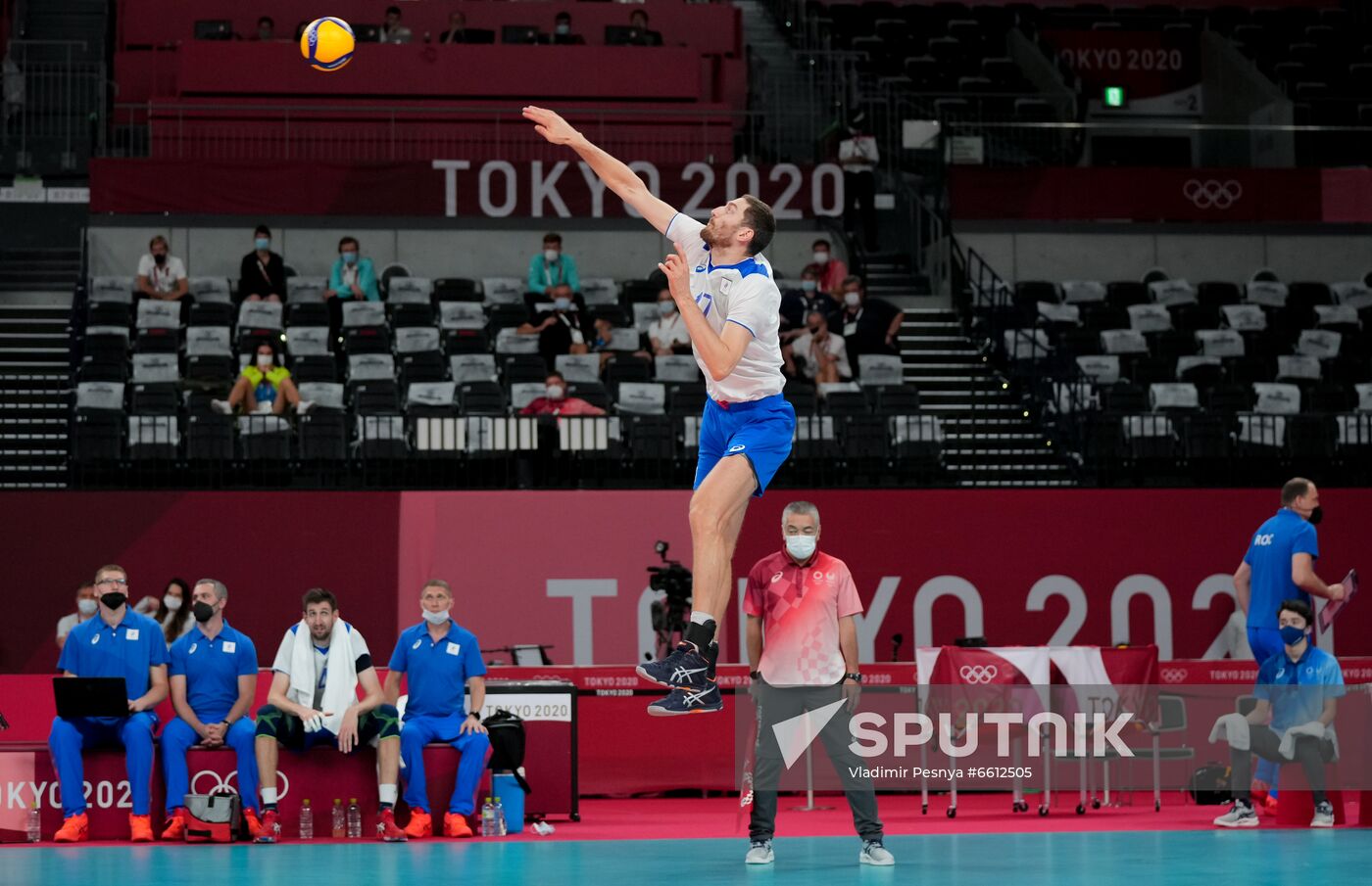 Japan Olympics 2020 Volleyball Men ROC - France