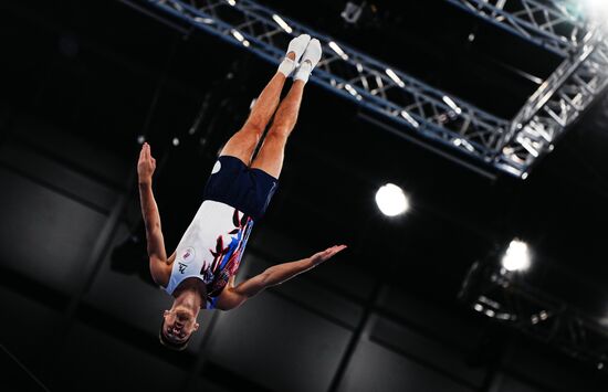 Japan Olympics 2020 Trampoline Gymnastics Men