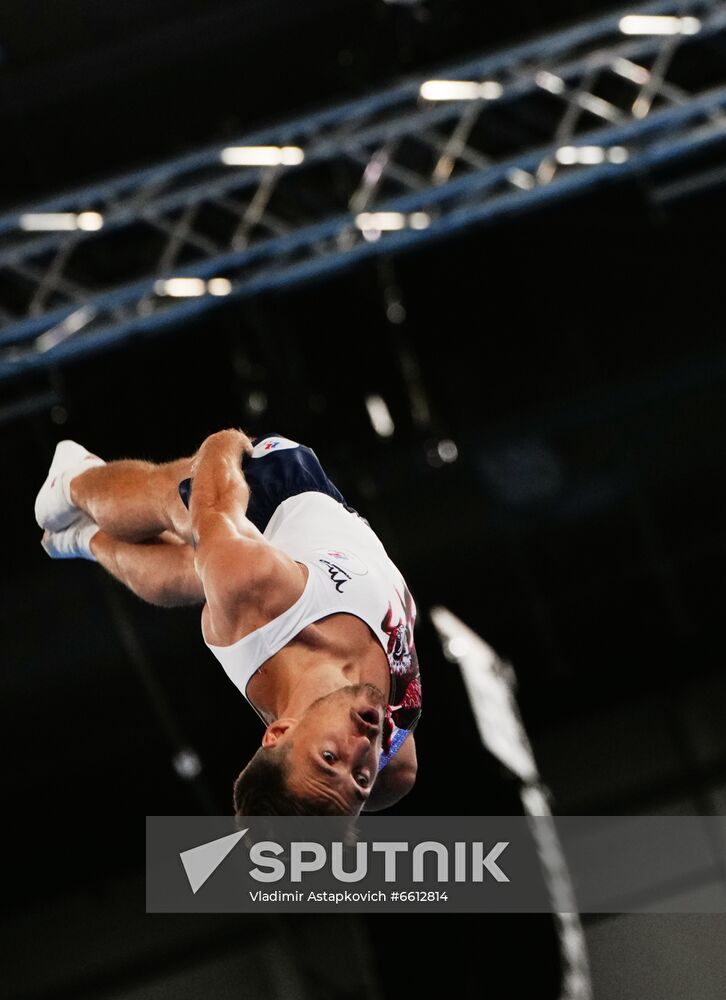 Japan Olympics 2020 Trampoline Gymnastics Men