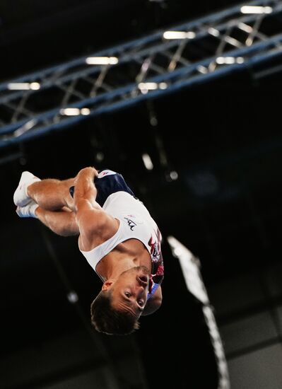 Japan Olympics 2020 Trampoline Gymnastics Men