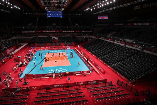 Japan Olympics 2020 Volleyball Women US - ROC