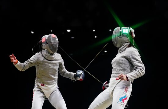 Japan Olympics 2020 Fencing Women Sabre Team