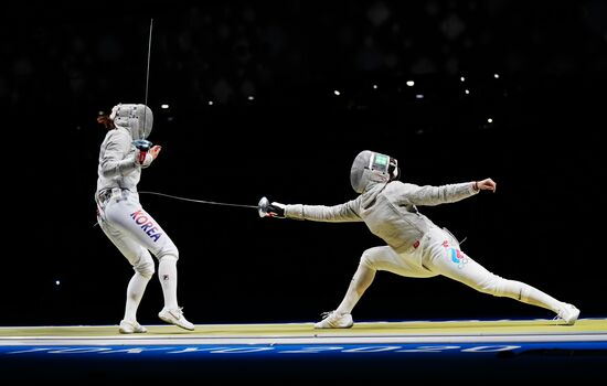 Japan Olympics 2020 Fencing Women Sabre Team