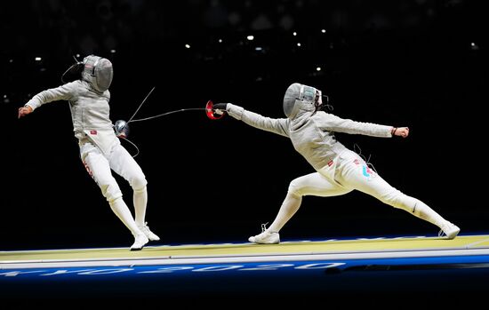 Japan Olympics 2020 Fencing Women Sabre Team