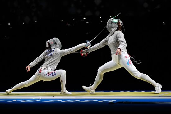 Japan Olympics 2020 Fencing Women Sabre Team