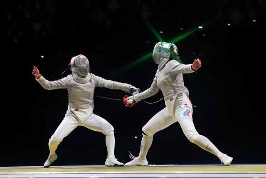 Japan Olympics 2020 Fencing Women Sabre Team